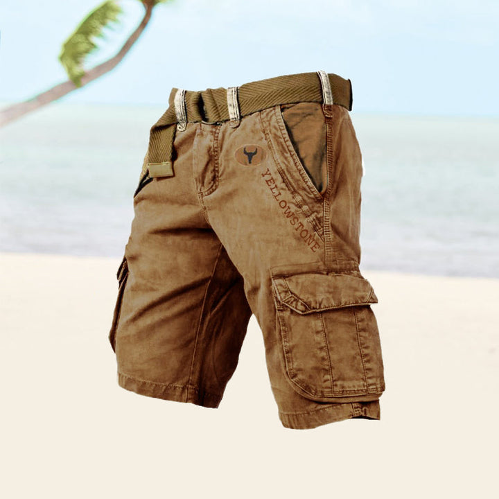 Mens Cargo Shorts Water Resistant Practical Fit