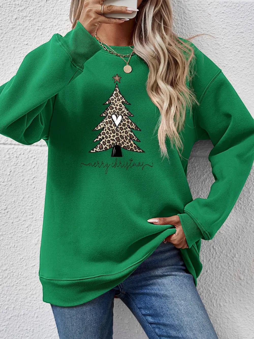Unisex Long Sleeve Shirt with Graphic Print Casual Fit