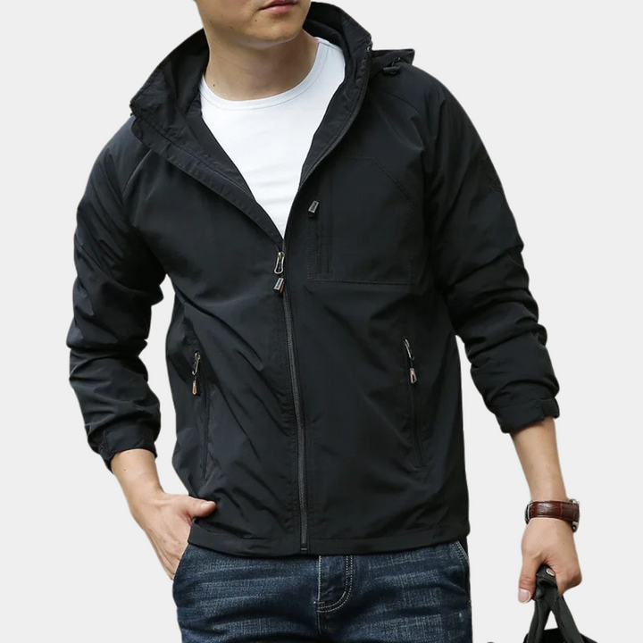 Mens Cargo Jacket Slim Fit Lightweight Summer