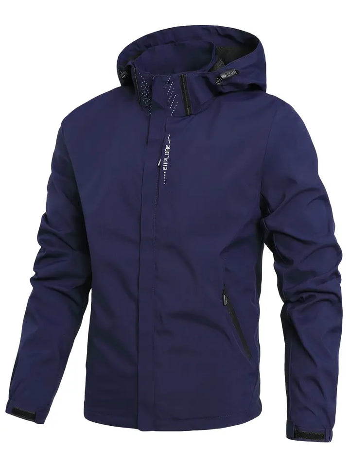 Mens Jacket Lightweight Water-Resistant Regular Fit