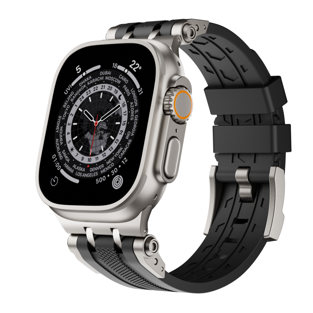 Unisex Sporty Strap for Apple Watch Silicone Adjustable - BritishMode