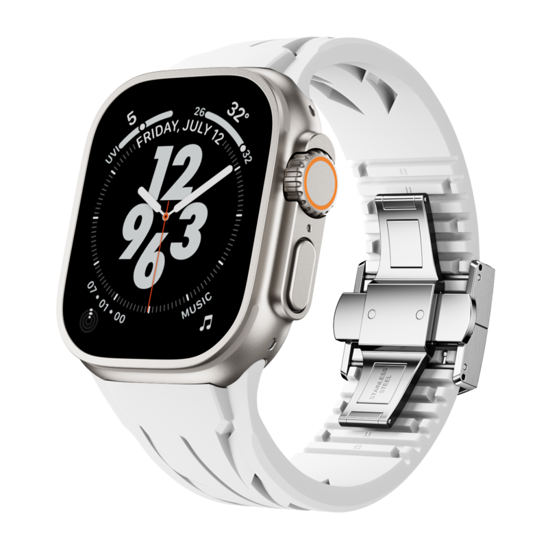 Unisex Leather Strap Band Compatible with Apple Watch
