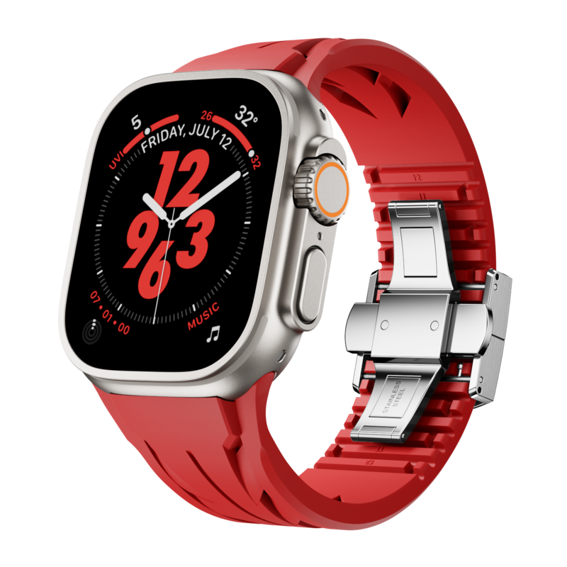 Unisex Leather Strap Band Compatible with Apple Watch