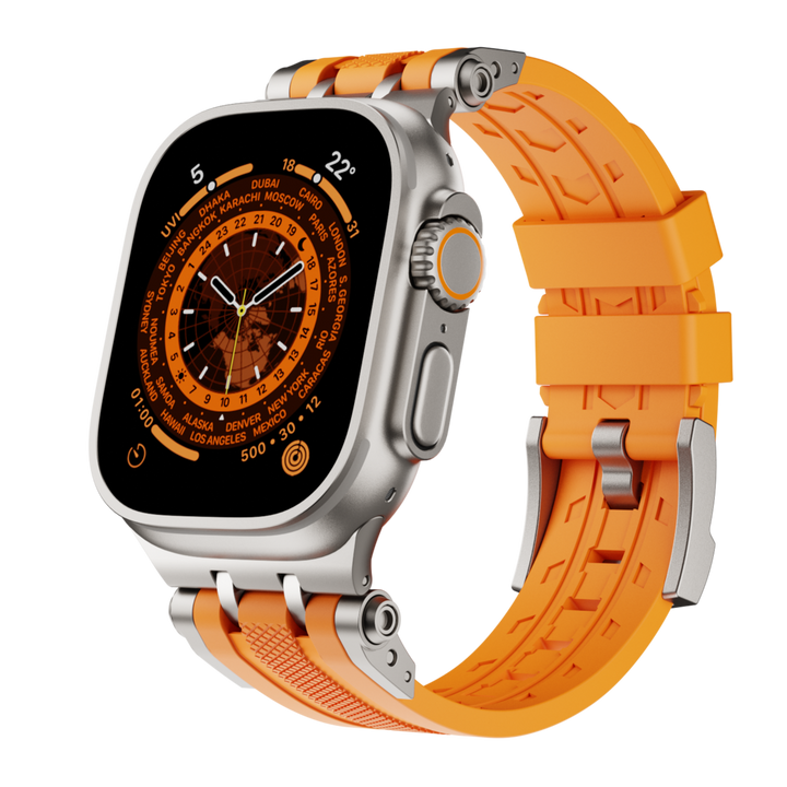 Unisex Sporty Strap for Apple Watch Silicone Adjustable