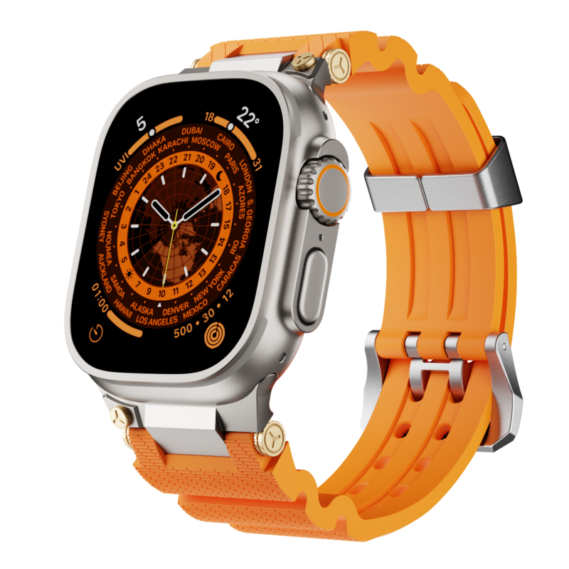 Unisex Silicone Band for Apple Watch Soft Flexible Fit