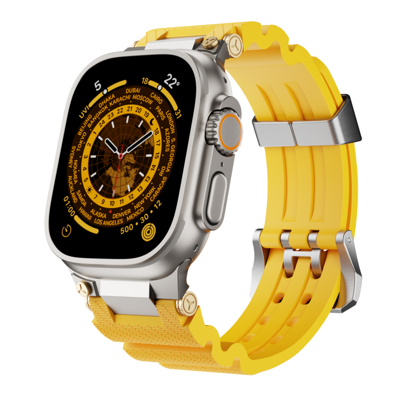 Unisex Silicone Band for Apple Watch Soft Flexible Fit