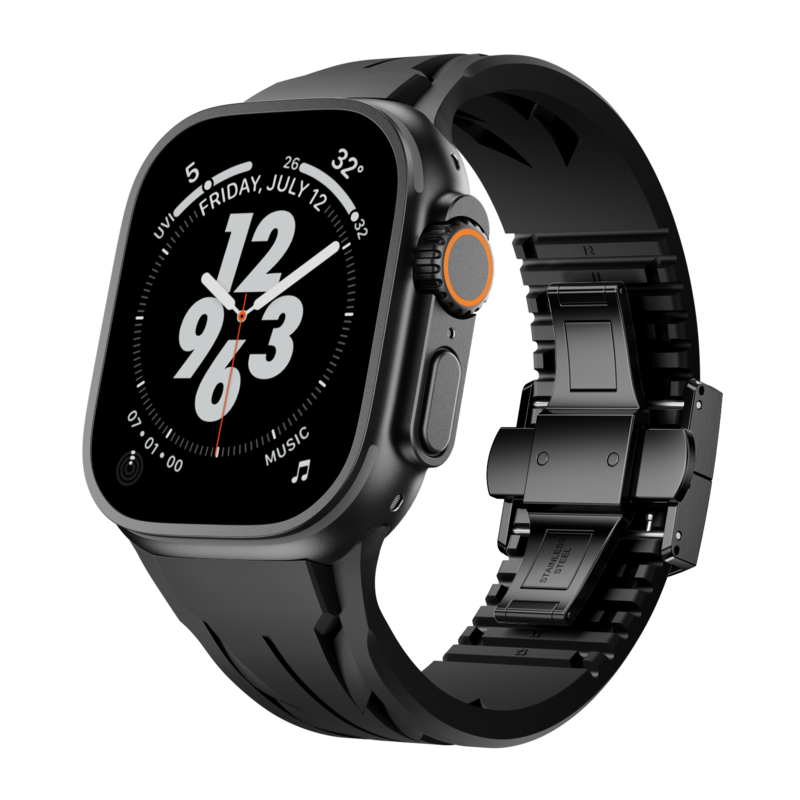 Unisex Leather Strap Band Compatible with Apple Watch