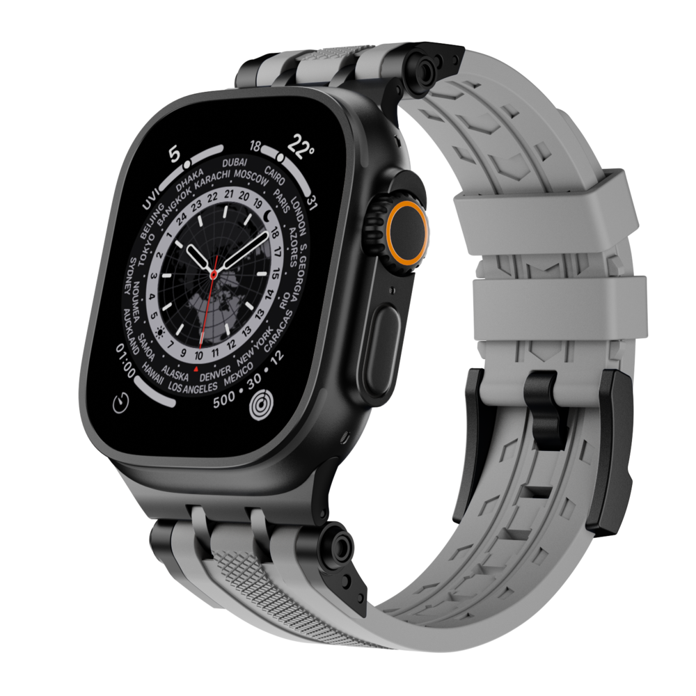 Unisex Sporty Strap for Apple Watch Silicone Adjustable