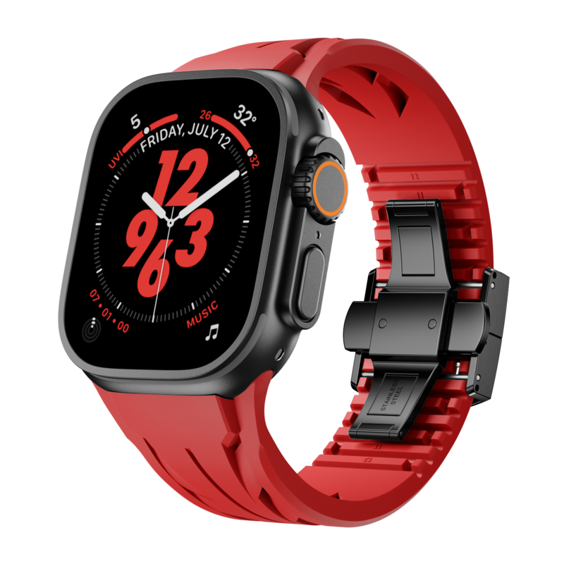 Unisex Leather Strap Band Compatible with Apple Watch