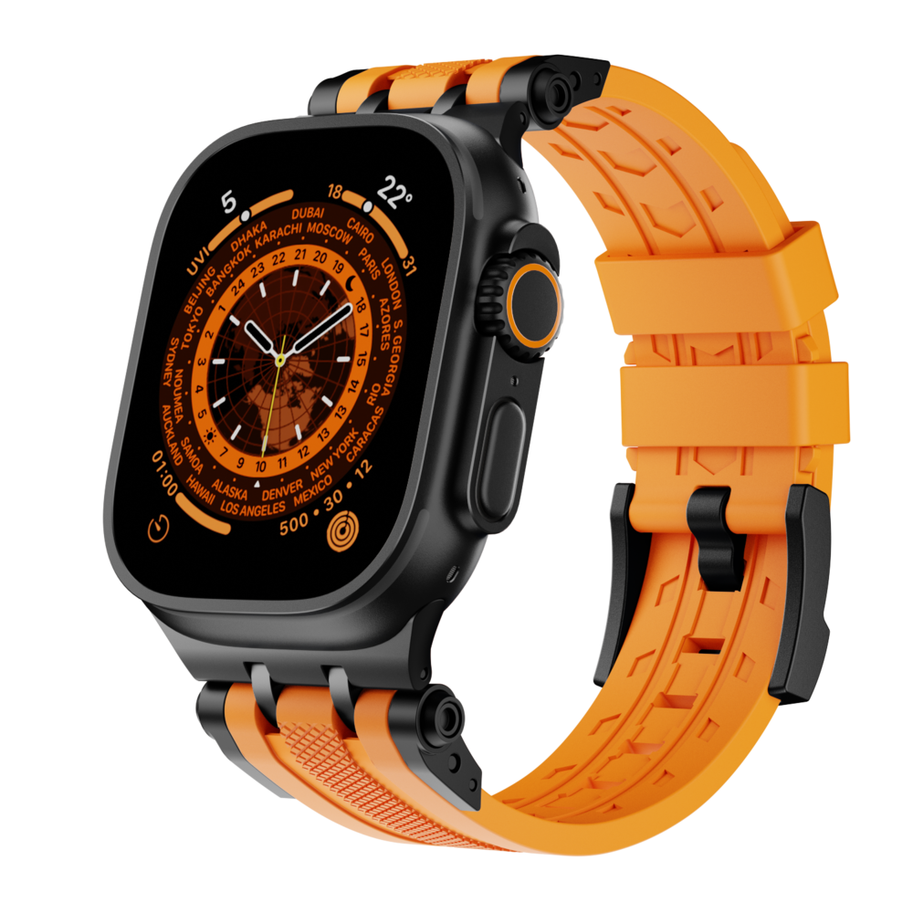 Unisex Sporty Strap for Apple Watch Silicone Adjustable