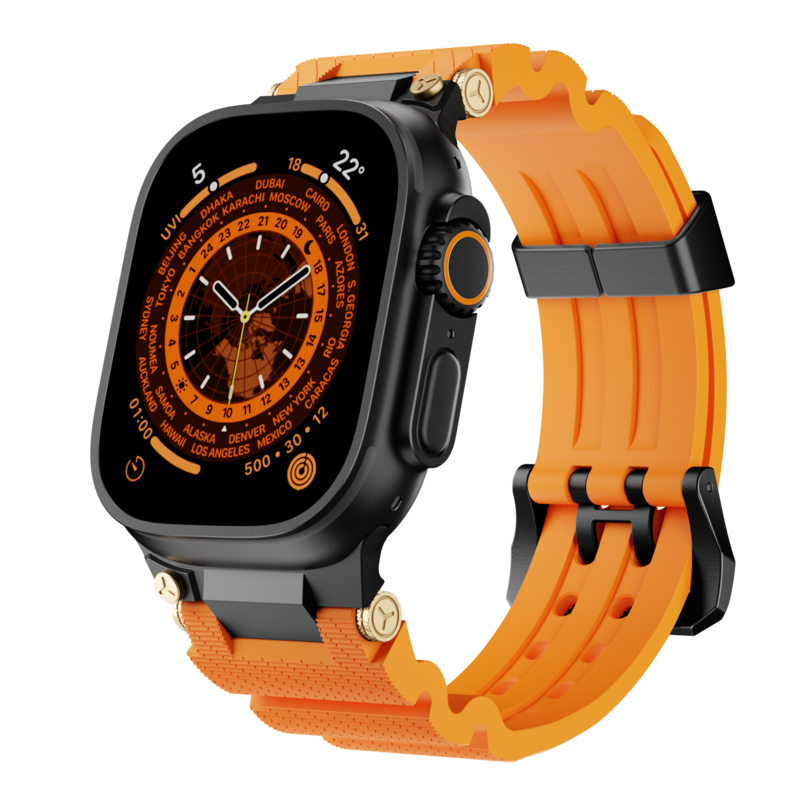 Unisex Silicone Band for Apple Watch Soft Flexible Fit