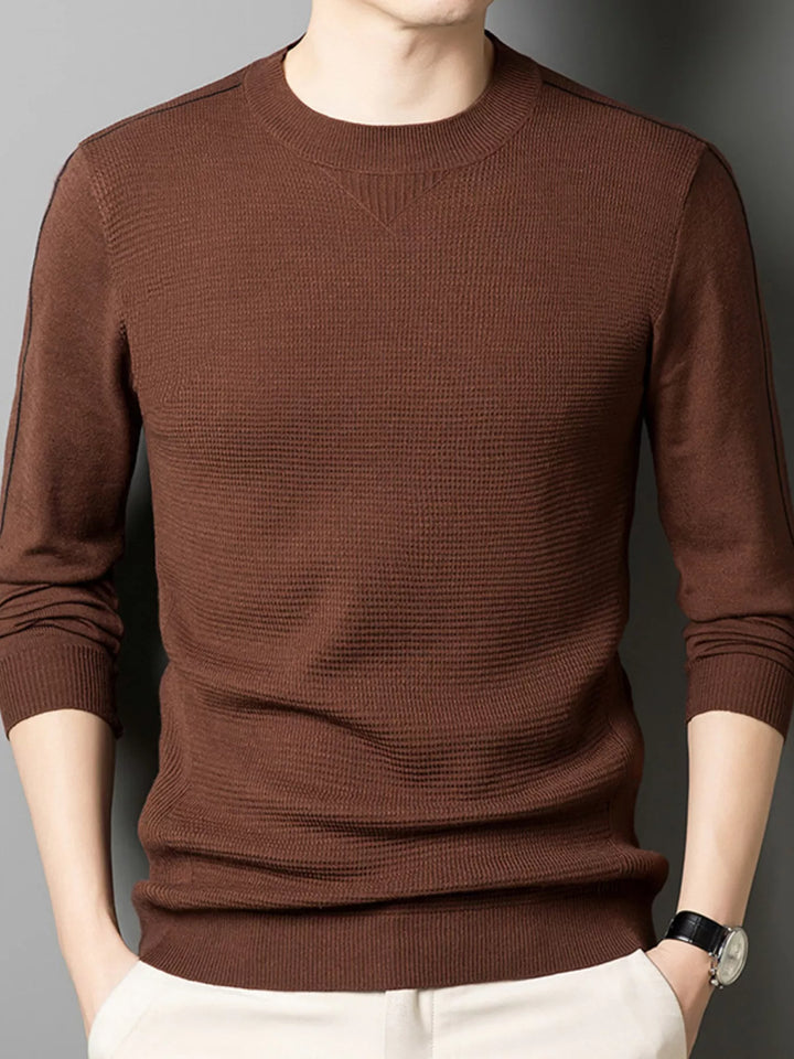 Mens Lightweight Sweater Crew Neck Regular Fit