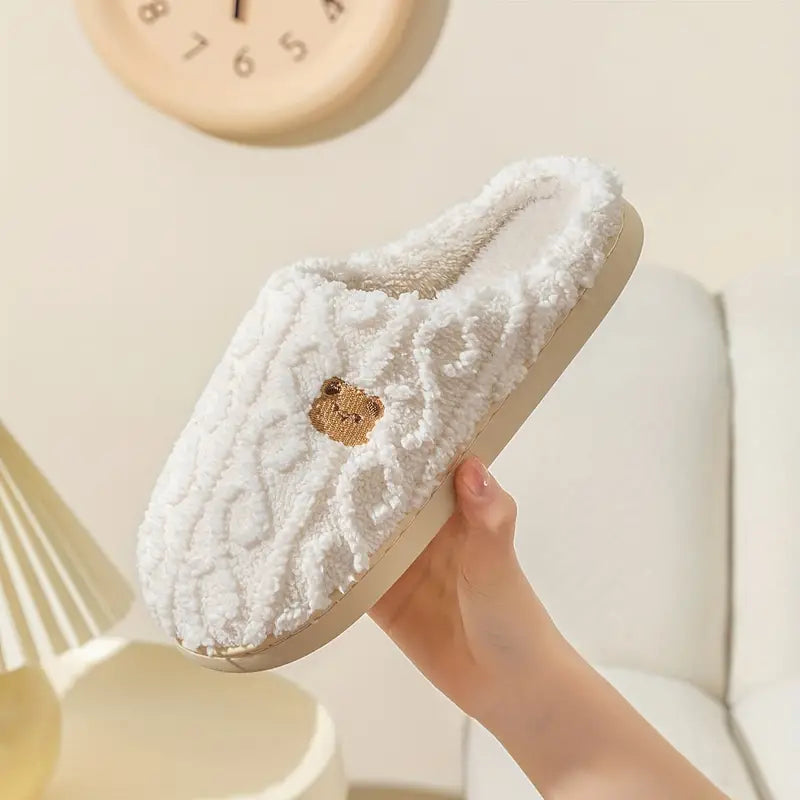 Womens Plush Slippers Soft Comfortable