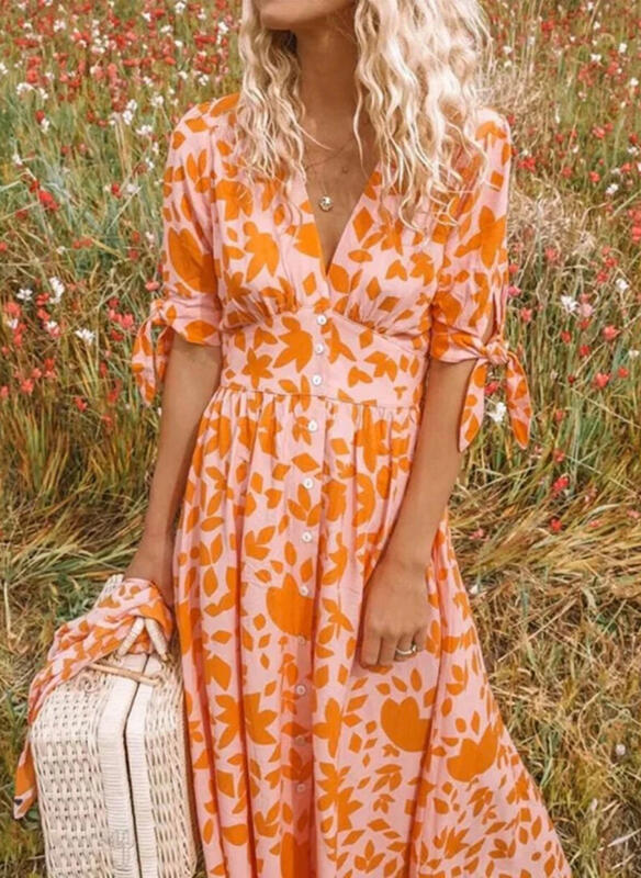Womens Maxi Dress Lightweight Summer Style - BritishMode
