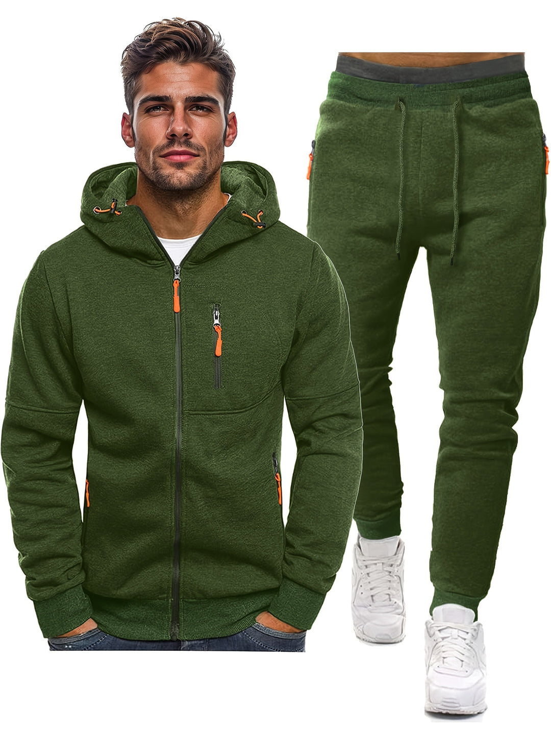 Mens Hoodie and Tracksuit Set Comfortable Sporty Fit - BritishMode