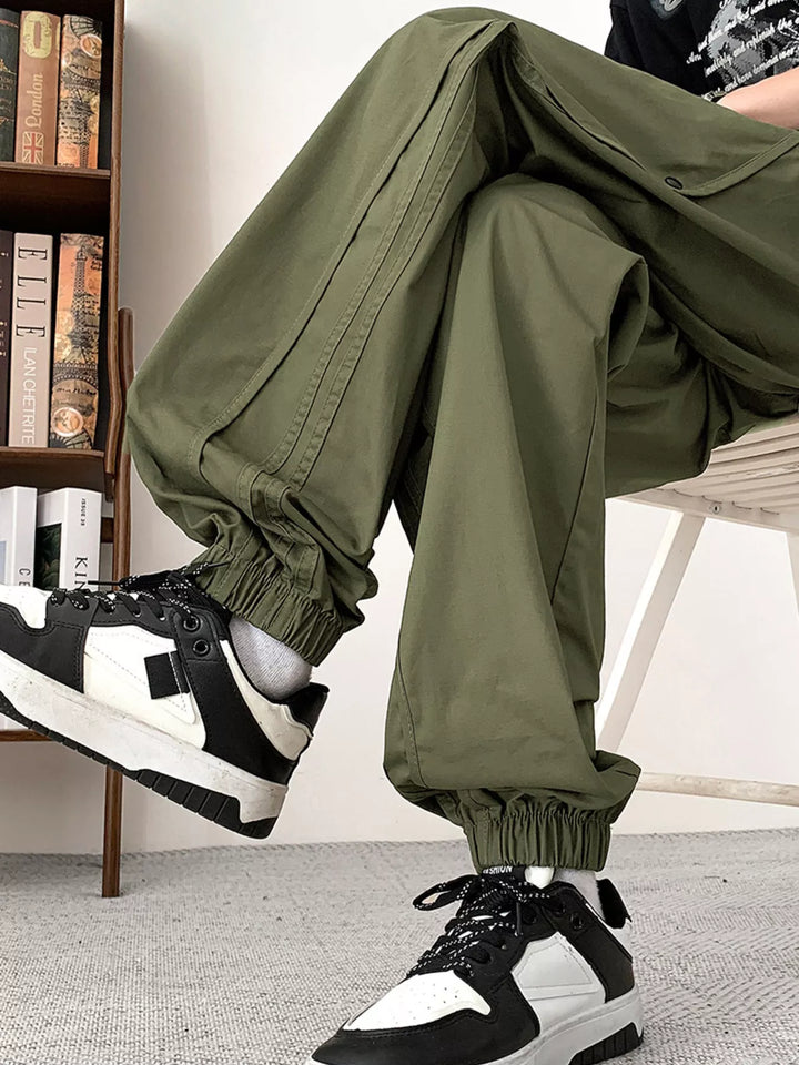 Mens Cargo Pants Comfortable Relaxed Fit - BritishMode