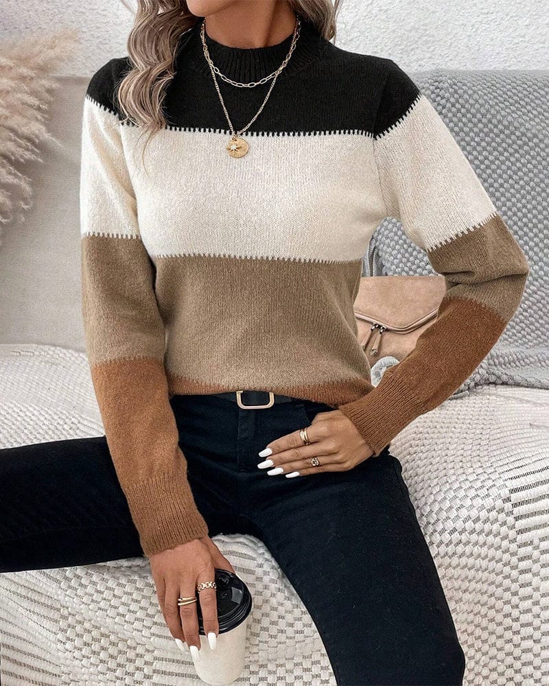 Womens Cozy Knit Sweater Classic Fit - BritishMode
