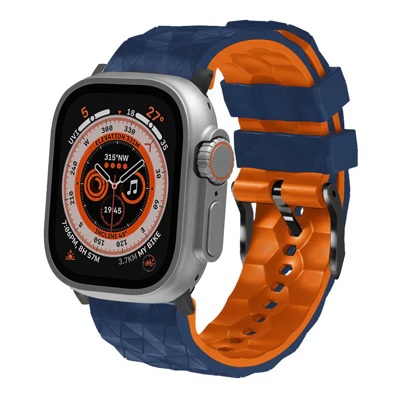 Unisex Sporty Football Strap Silicone Adjustable for Apple Watch
