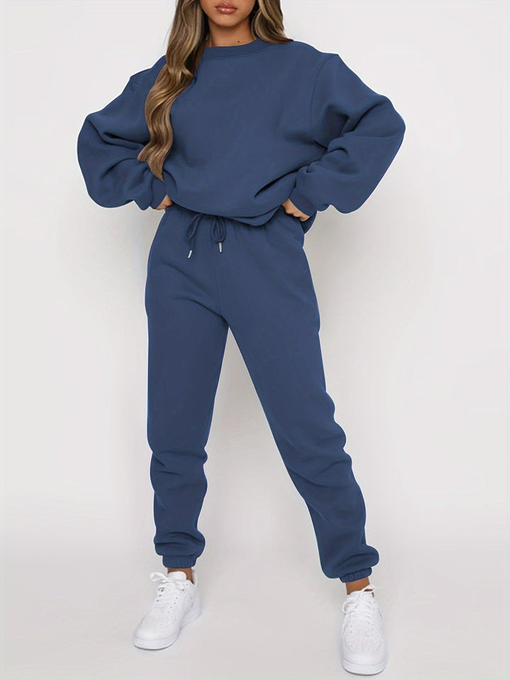 Unisex Two-Piece Tracksuit Oversized Comfortable Urban Style