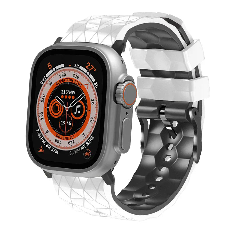 Unisex Sporty Football Strap Silicone Adjustable for Apple Watch