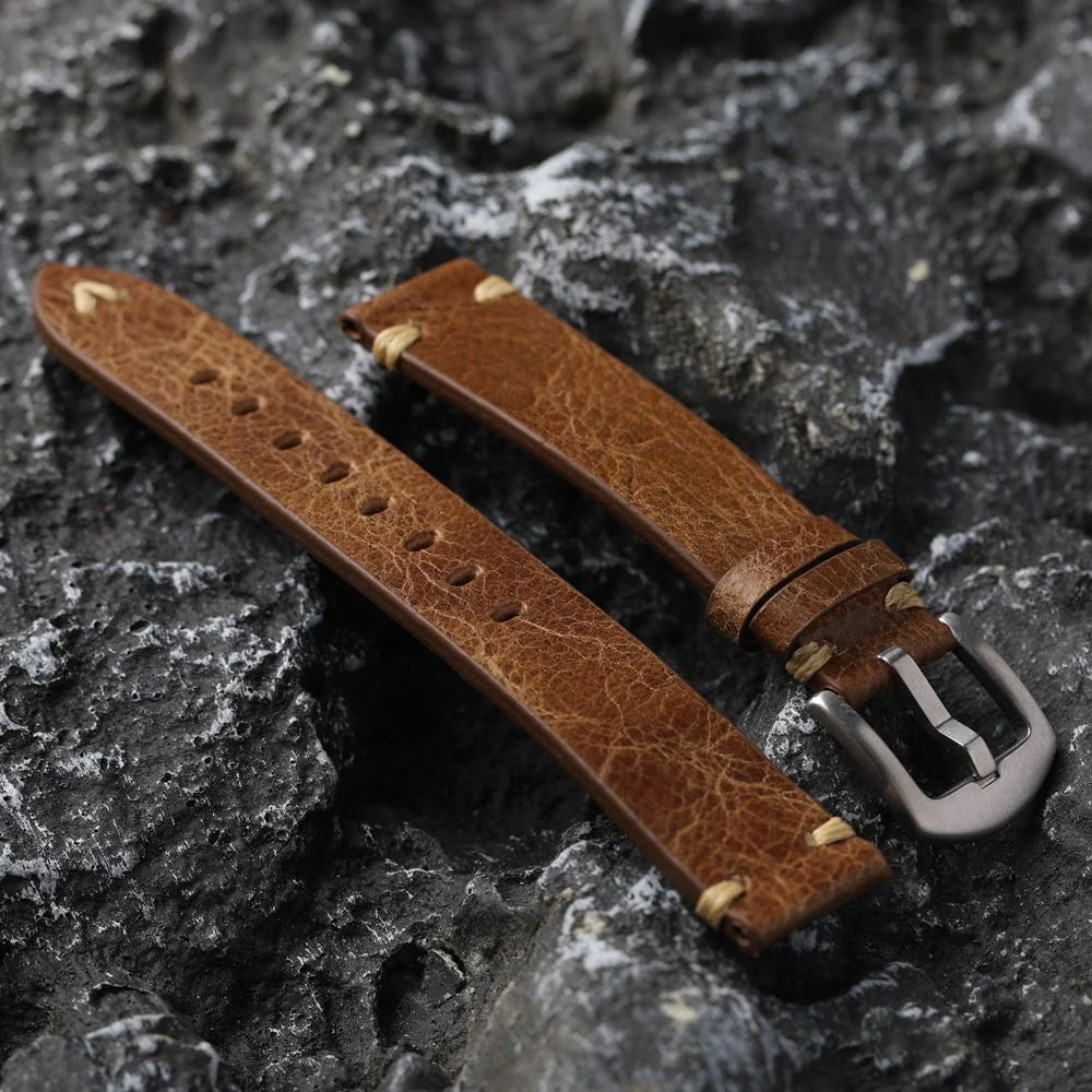 Unisex Leather Woven Belt Strap Durable