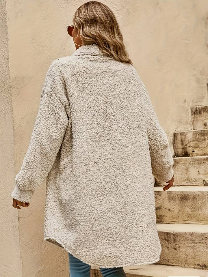 Womens Teddy Jacket Cozy Fit