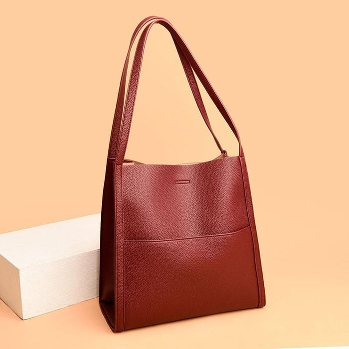 Womens Vegan Leather Shoulder Bag Handmade - BritishMode