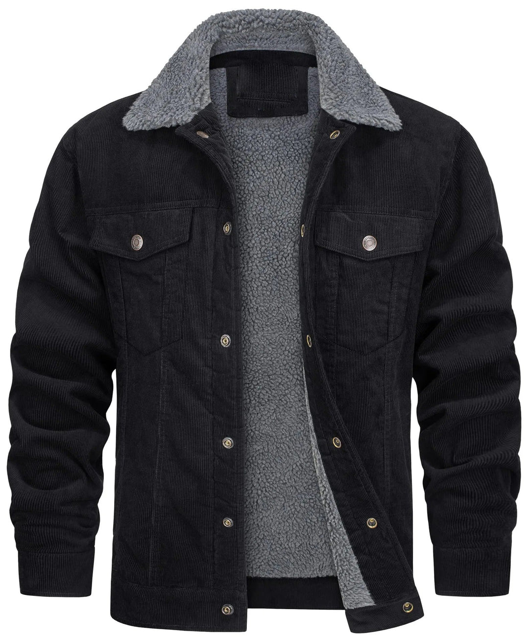 Unisex Parka Jacket Sherpa Lined Warm Fit - BritishMode