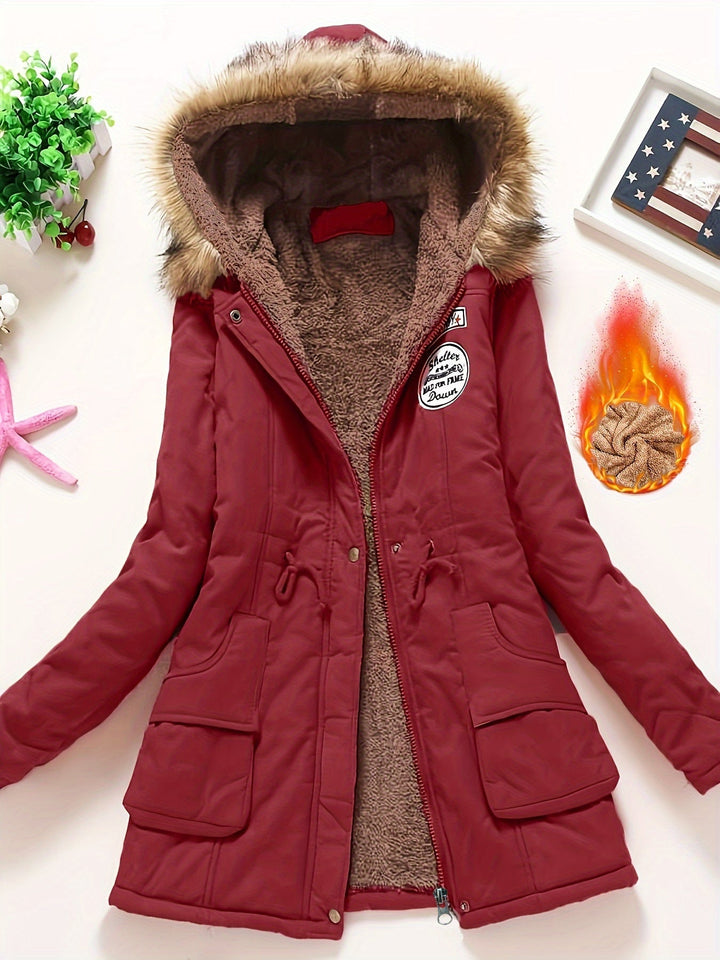 Womens Waterproof Winter Coat with Hood