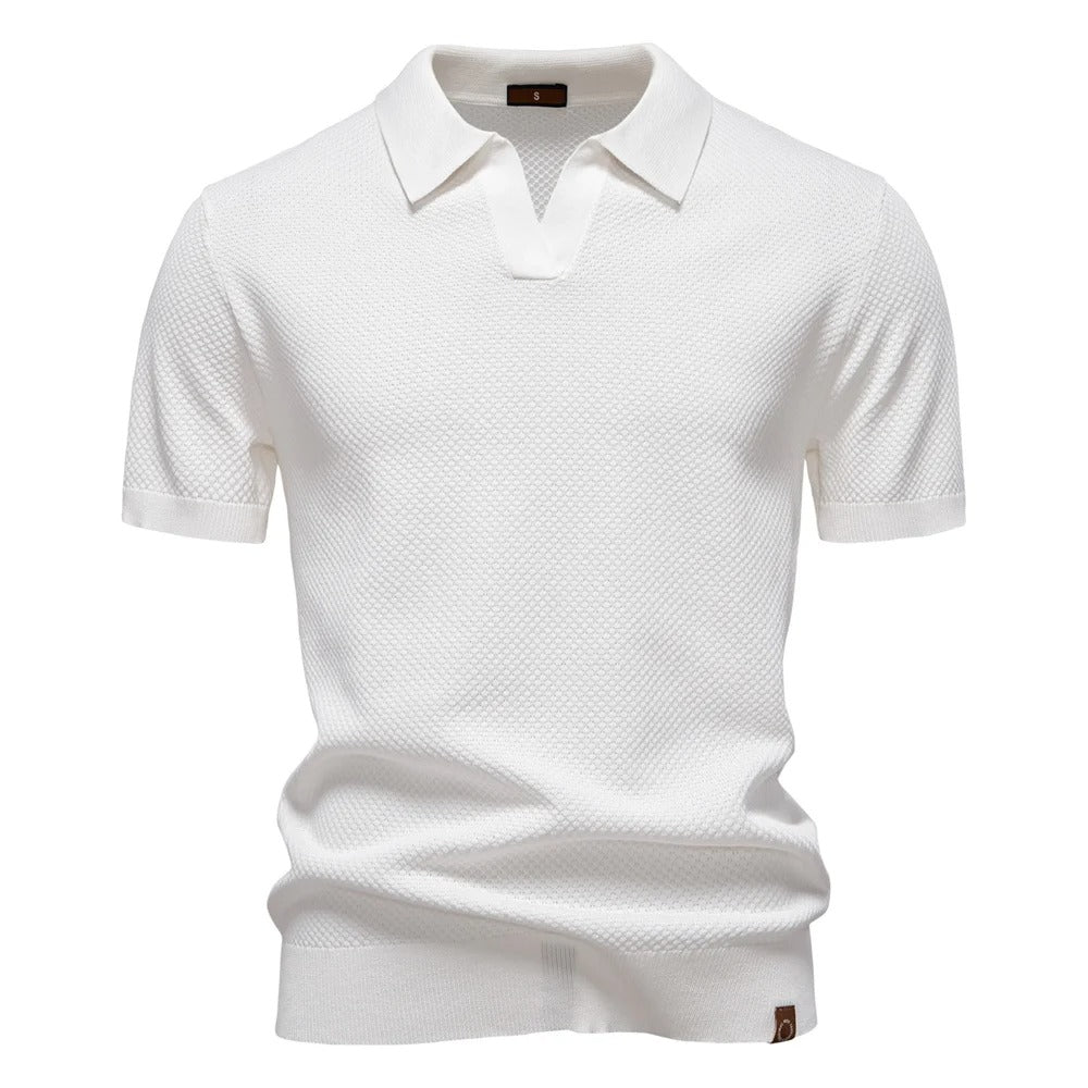 Mens Polo Shirt Knit Classic Fit