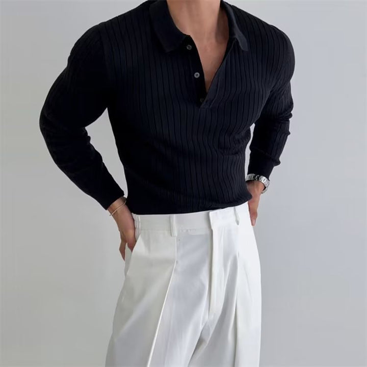 Mens Polo Shirt Cotton Fitted Classic Style