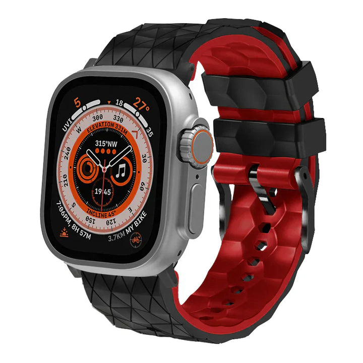 Unisex Sporty Football Strap Silicone Adjustable for Apple Watch