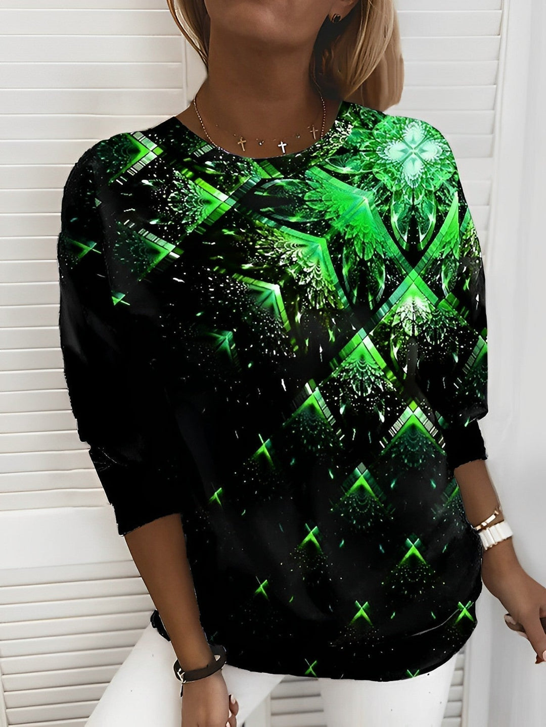 Womens Sweatshirt Graphic Print Casual Fit - BritishMode