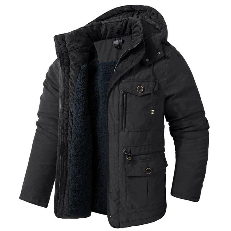 Mens Outdoor Jacket Insulated Warm Fit