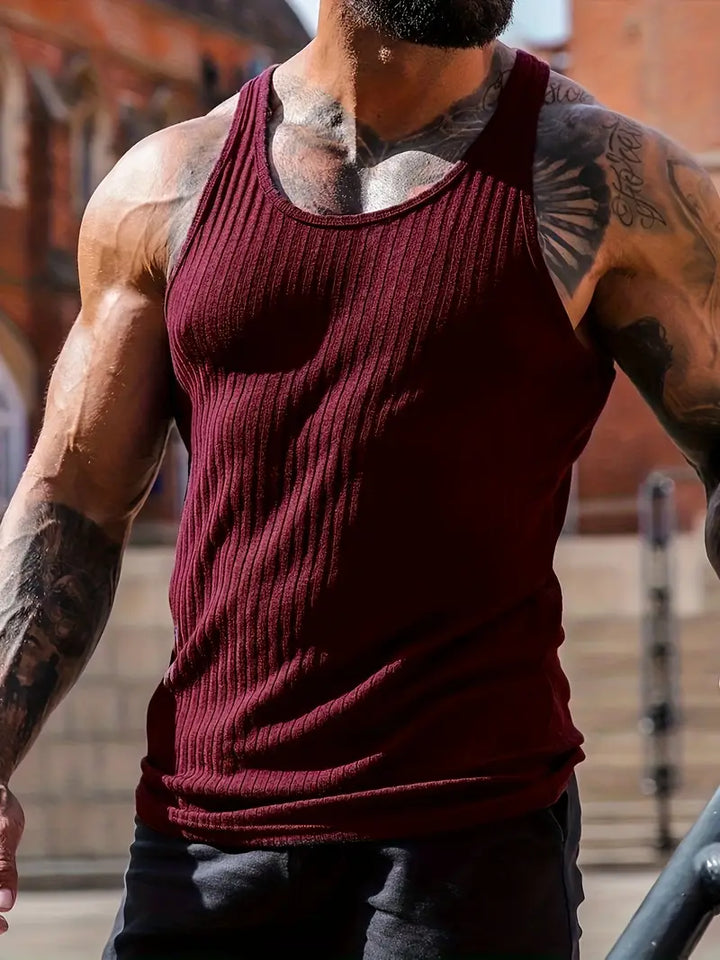 Mens Casual Tank Top Breathable Lightweight