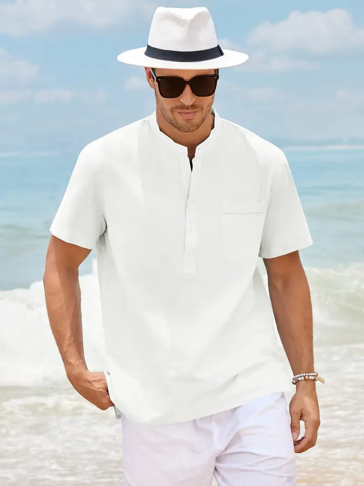 Mens Long-Sleeve Shirt Stylish Regular Fit