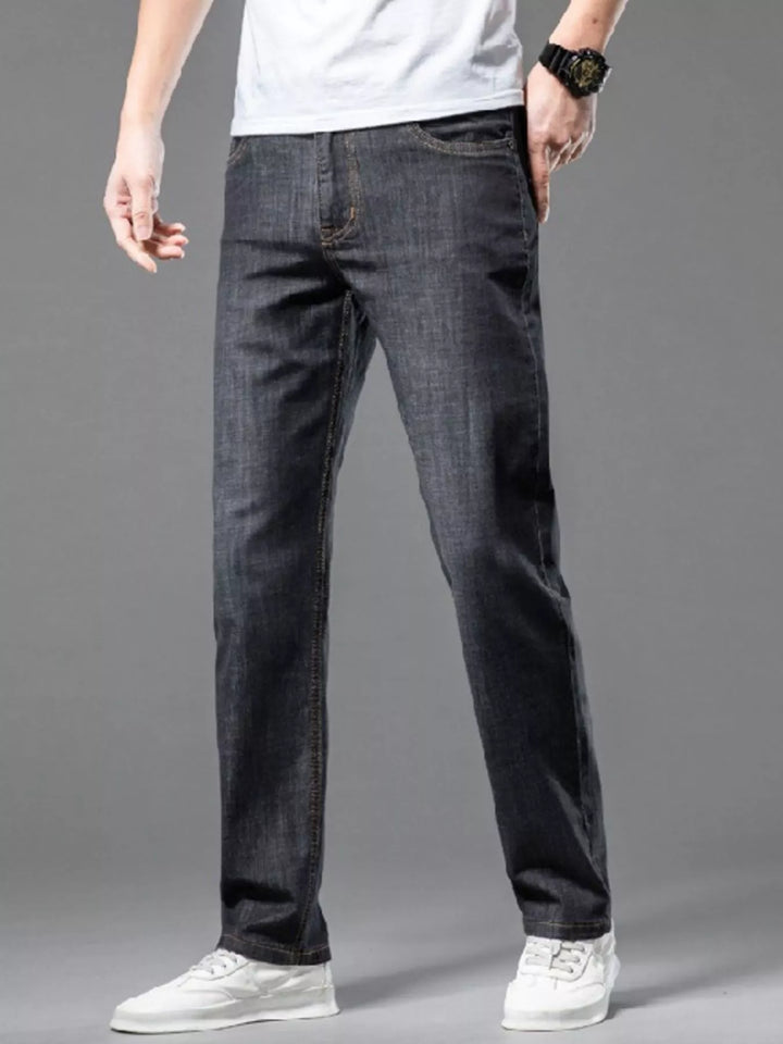 Unisex Straight Fit Jeans Classic Style - BritishMode