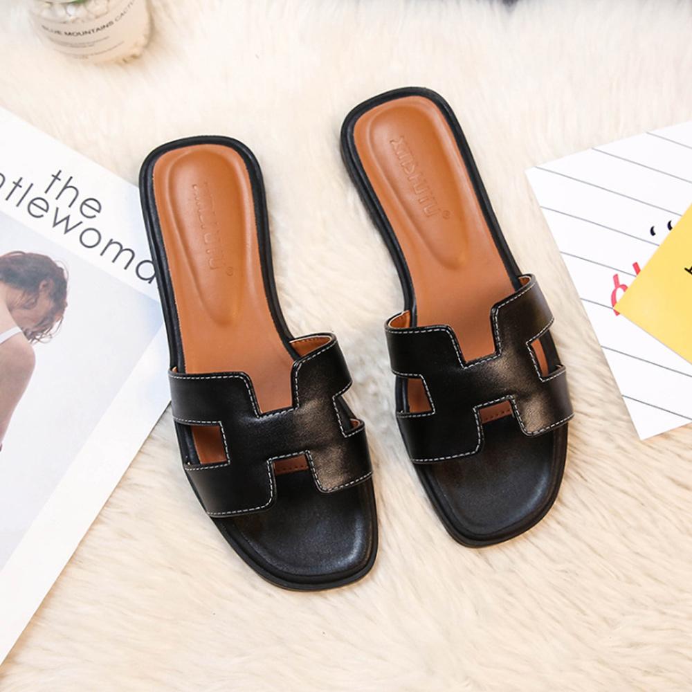 Womens Sandals Modern H-Design Slip-On
