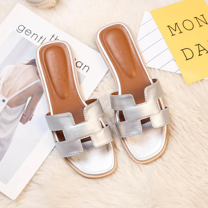 Womens Sandals Modern H-Design Slip-On