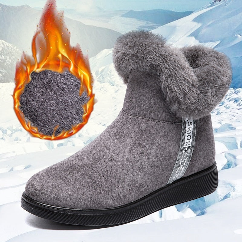 Womens Shoes with Warm Lining Comfortable Fit