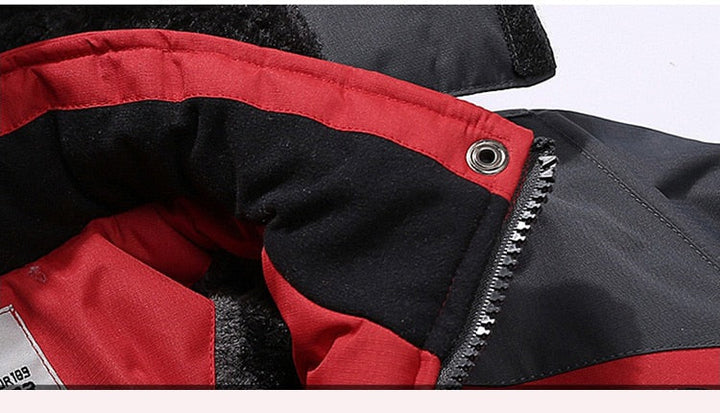 Mens Windproof Winter Jacket Insulated Warm Fit