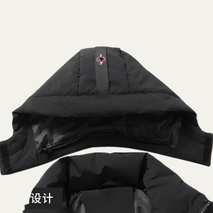 Mens Hooded Puffer Jacket Thick Warm Insulated