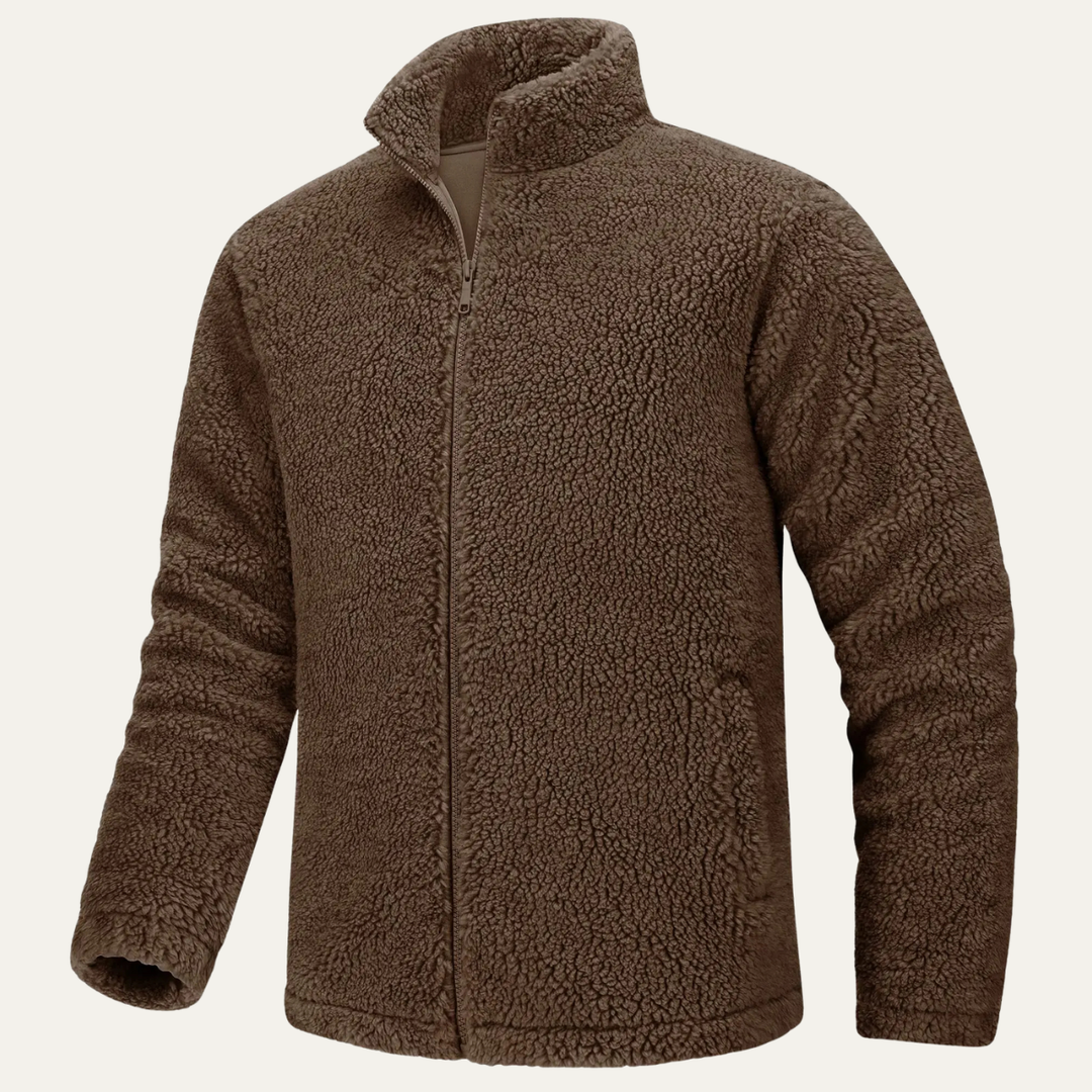 Mens Winter Fleece Thermal Jacket Warm Insulated Fit
