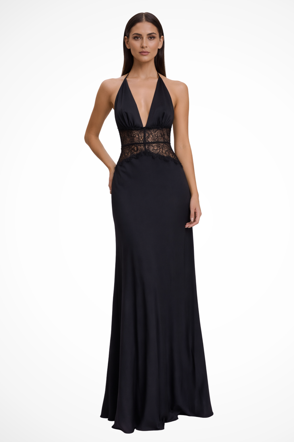 Womens Maxi Dress Elegant Fit - BritishMode