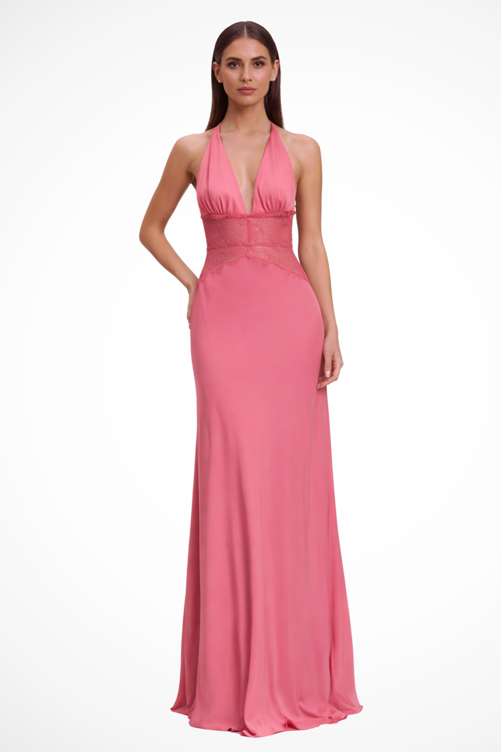 Womens Maxi Dress Elegant Fit