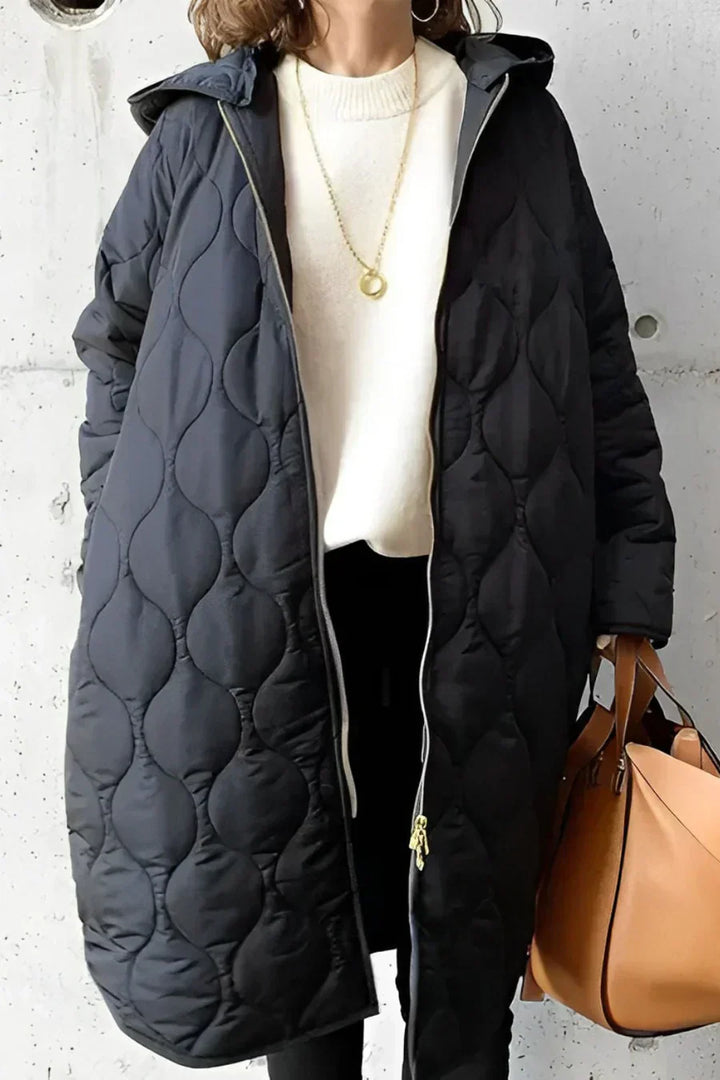 Womens Padded Parka Coat Water Resistant
