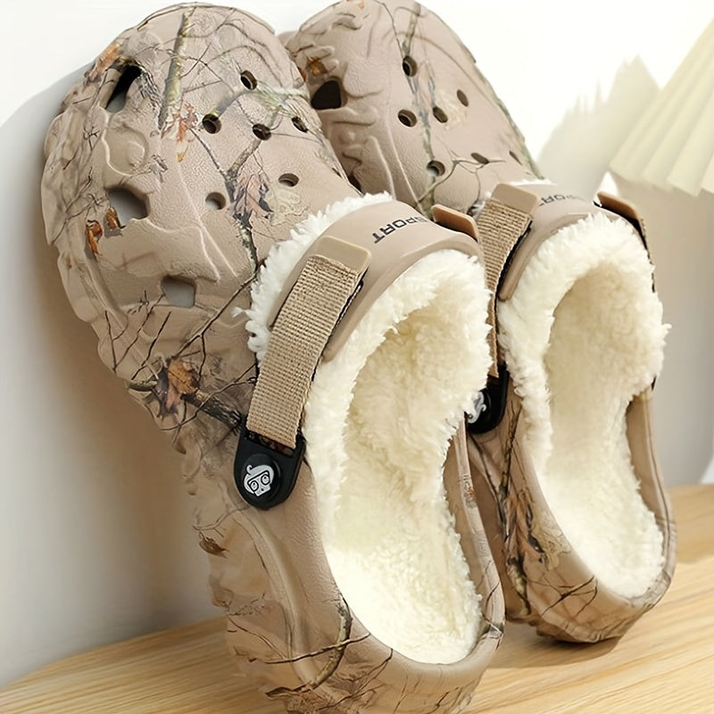 Mens Indoor House Shoes with Winter Lining Cozy Fit - BritishMode
