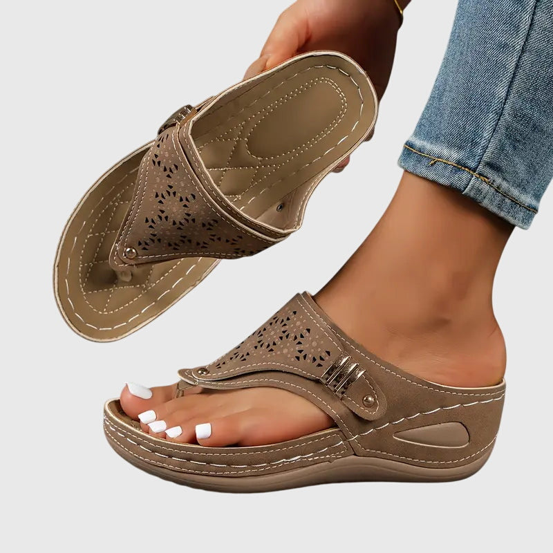 Womens Orthopedic Sandals with Arch Support and Padding - BritishMode