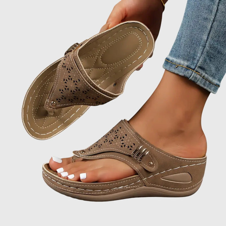 Womens Orthopedic Sandals with Arch Support and Padding - BritishMode