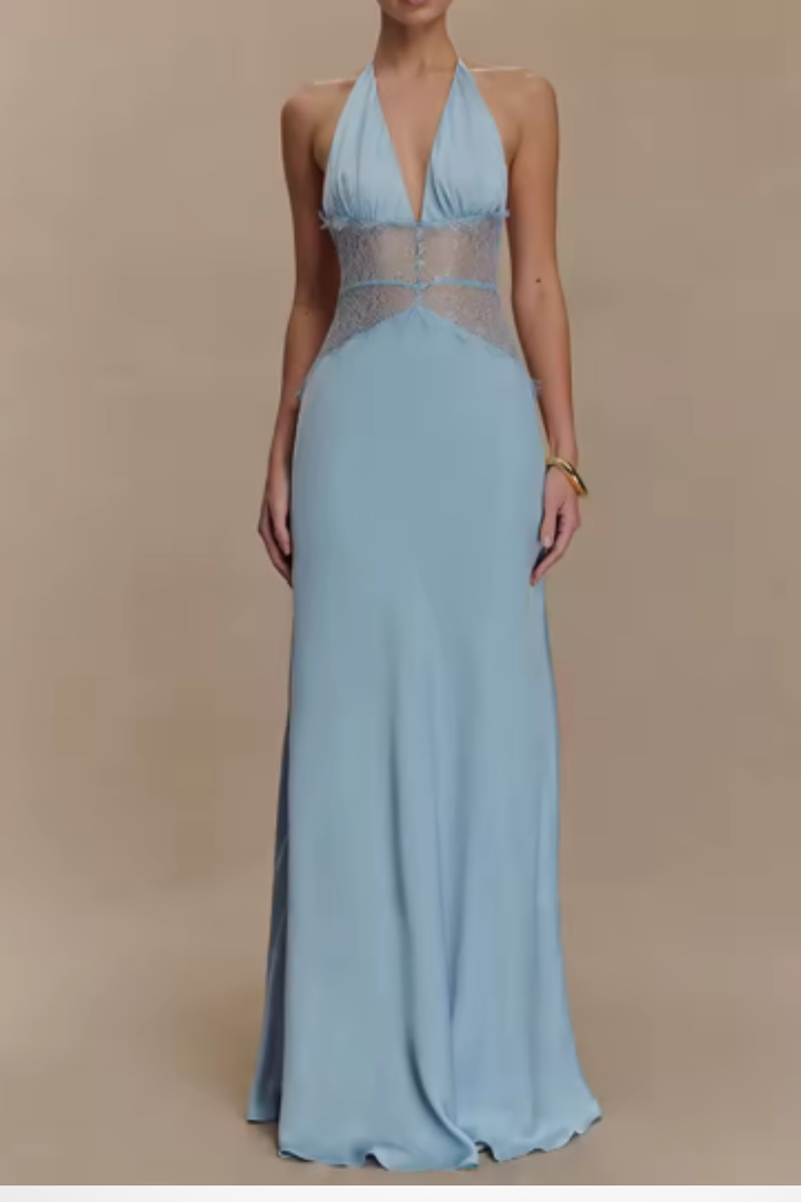 Womens Maxi Dress Elegant Fit